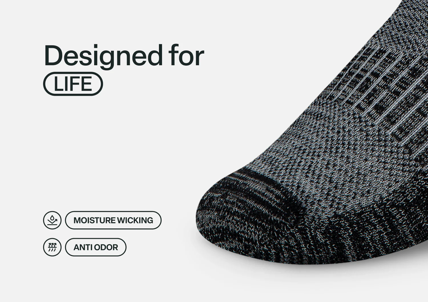 BioSoft Low Cut Sock - Black - Image 6