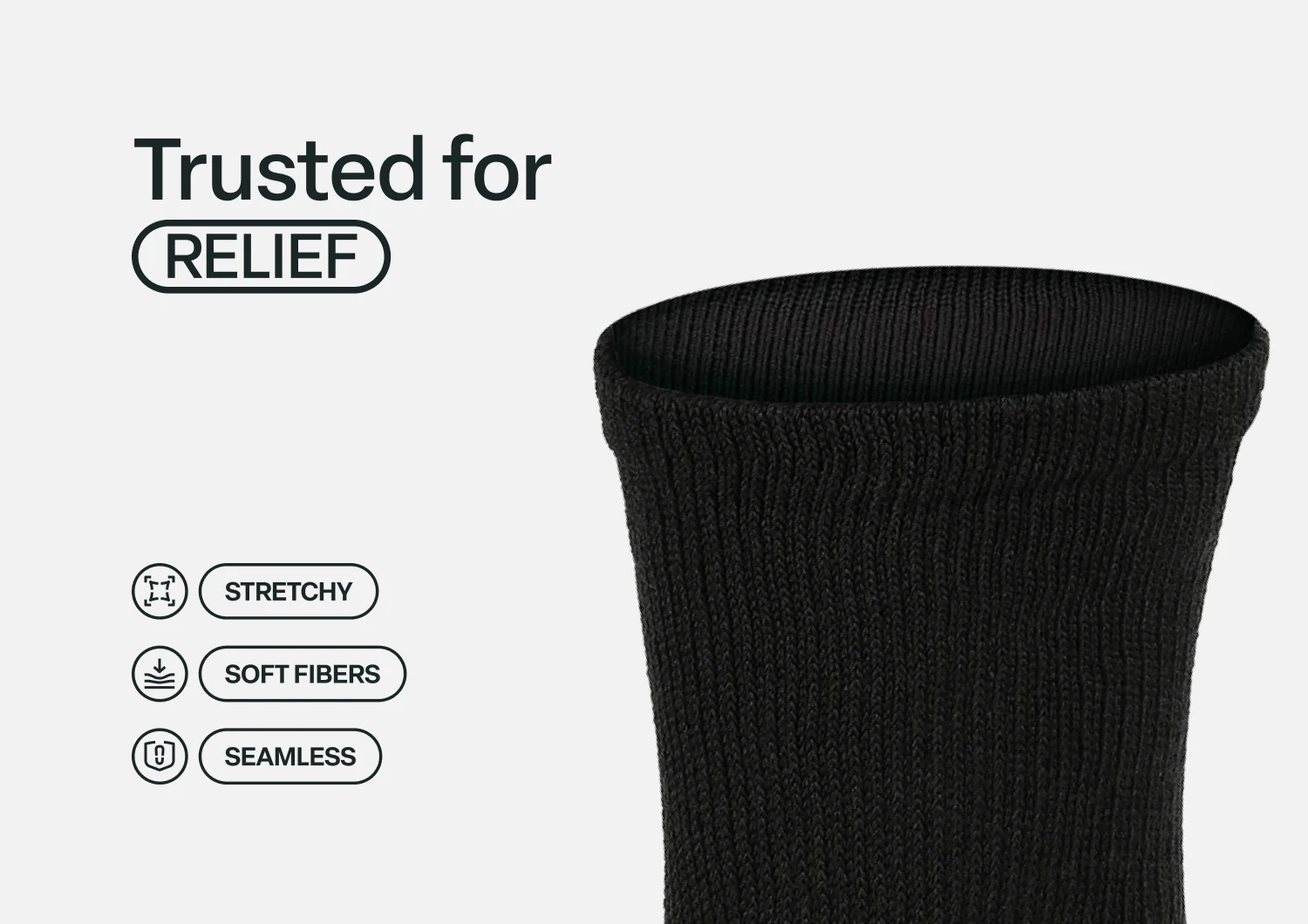 Casual/Dress Socks - Charcoal - Image 5