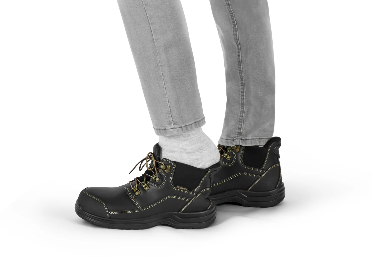 Graphite Hands-Free Work Boots - Black - Image 13