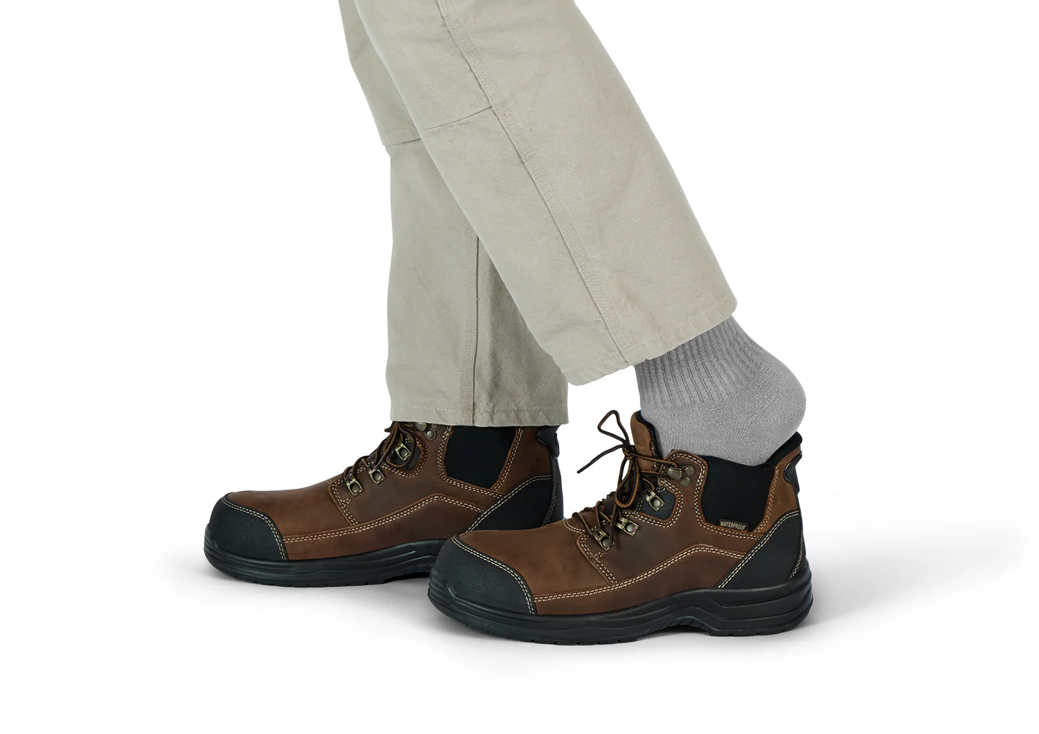 Graphite Hands-Free Work Boots - Brown - Image 13