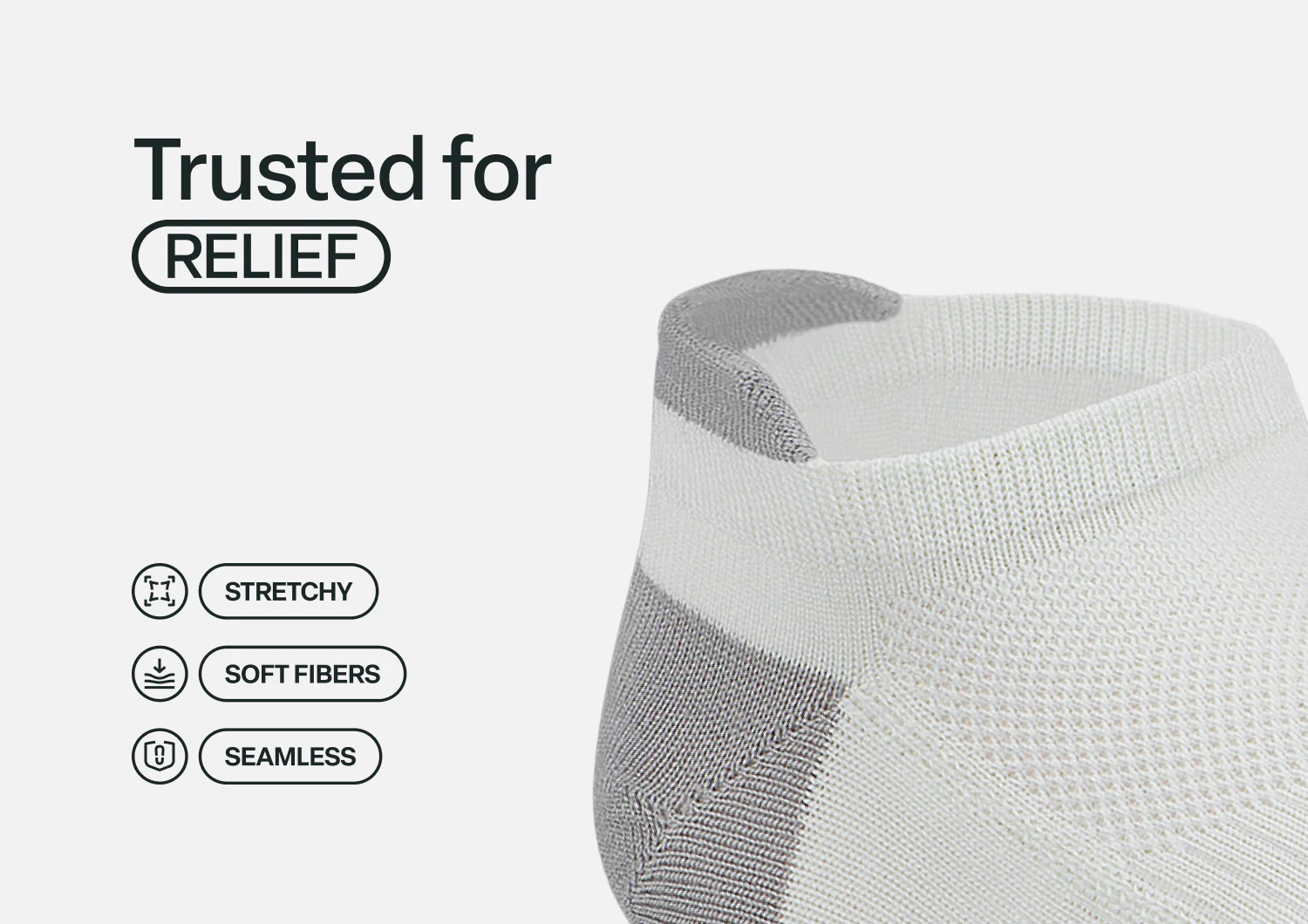 BioSoft Low Cut Sock - White - Image 5